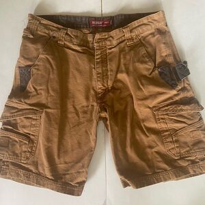RedKap Men’s Utility Shorts Cotton Pockets Straps Size 36 Hiking Travel casual